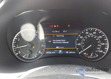 2024 Nissan Armada Sv 4Wd из США, поврежденный, VIN JN8AY2AD0R9705694